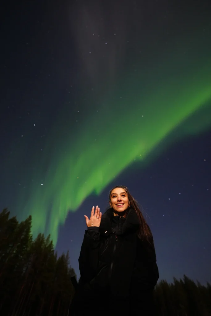 Aurora Borealis Highlights in Lapland Tour Engagement